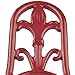 Home Basics Cast Iron Fleur De Lis Spoon Rest (Red)