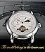 KS Men's Wrist Watch Luxury Moon Phase Automatic Mechanical White Dial KS069