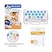 Ear Wax Cleaner - MEXITOP 16 New-Designed Replacement Tips, Ear Pick Spiral Improves the Effect of Ear Wax Removal Drop + Bonus Noise Canceling Ear Plugs, Blue (Upgraded Version)