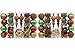 Sea Team 72-Pack Assorted Shatterproof Forest Theme Christmas Ball Ornaments Set Decorative Baubles Pendants with Reusable Hand-held Gift Package for Xmas Tree (Green & Bronze)