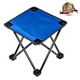 Garne T Mini Portable Folding Stool,Slacker Chair Outdoor Folding Chair for Camping,Fishing,Travel,Hiking,Garden,Beach, Quickly-Fold Chair Oxford Cloth with Carry Bag