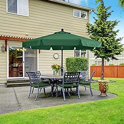 ABCCANOPY Premium Patio Umbrellas 10' Green