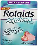 Rolaids Softchews, Strawberry, 12 Count (Pack of 6)