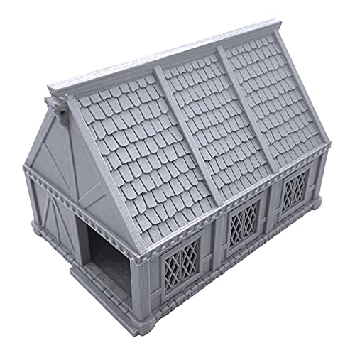 Perfectly Normal House 3D Terrain - Printable Scenery RPG Tabletop Wargame Building