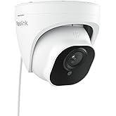 REOLINK Wired Security Camera Outdoor, IP PoE Dome Surveillance Camera, Smart Human/Vehicle Detection, Work with Smart Home, 100ft 5MP HD IR Night Vision, Up to 512GB microSD Card, RLC-520A