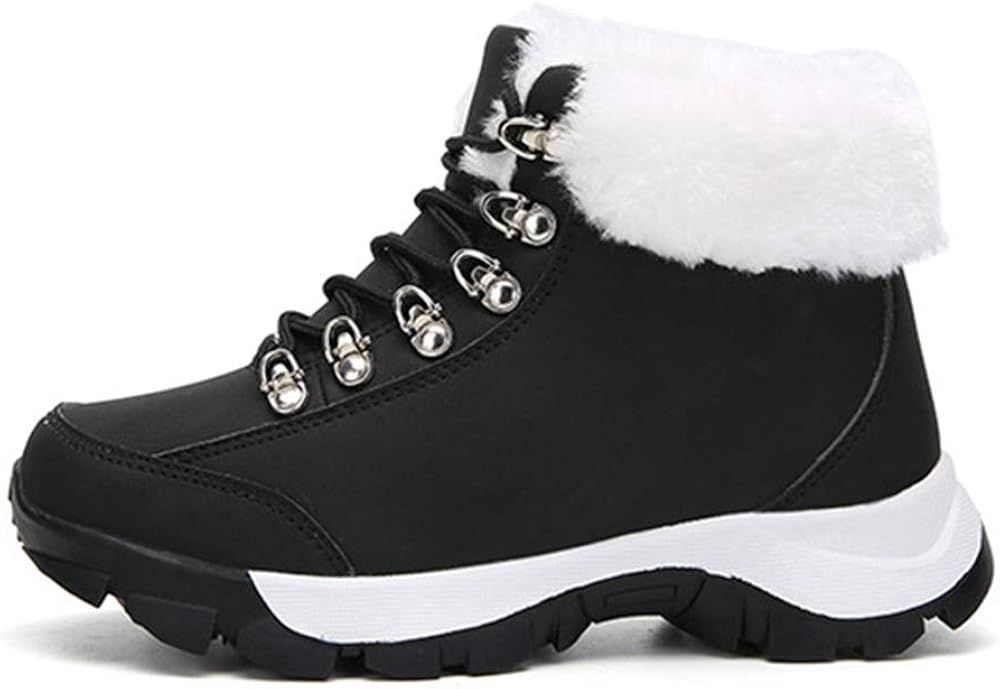 Women'S Warm Lightweight Hiking Boots Outdoor HighTop Waterproof