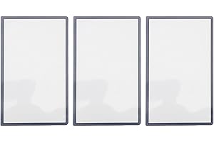 3Pcs Top Upper Screen Frame Lens Cover Resin Smoother Touch Wear Proof Replacement Screen Lens Frame Cover for New 3DS XL Dur