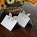 Pixnor 48pcs Table Place Cards Wedding Party Birthday Table Decoration Hollow Butterfly Style