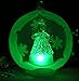 BANBERRY DESIGNS Angel Lighted Ornament - Angel Praying in a LED Frosted Glass Globe - Christmas Tree Decorations