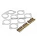 Dual 4.5 Inches Burnt Muffler Tip Catback Exhaust System Compatible with Nissan 350Z Infiniti G35 03-09, Stainless Steel