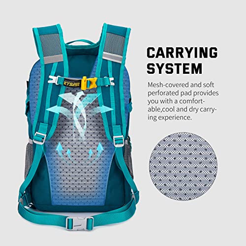 SKYSPER LANTC 20 Lightweight Hiking Backpack, 20 l, Small Rucksack with Back Ventilation, Trekking Backpack Made of Breathable 3D Air Mesh, Polyester, Camping, Outdoor, Hiking Backpack | Trekking backpack made of breathable 3D air mesh polyester hiking day trips travel camping outdoors