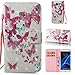 Firefish Galaxy S7 Edge Leather Case, Protective Stylish Leather Shell with Magnetic Closure[Folio Style] Wallet Cover Shockproof Case Card Slot Holder for Samsung Galaxy S7 Edge-Butterfly Group