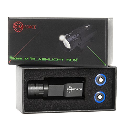 Tactical Flashlight with Batteries Clear Sight at Night. Quick Release