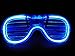 M.best Light Up Glow Glasses, 12 Pack Glow in The Dark LED Shutter Shades Sunglasses Party Favors for Kids or Adults ( B Style)