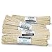 Beamer 6 Inch Unbleached Soft Pipe Cleaners, 264 Pieces, 6 Bundles - 100% Cotton, Extra Absorbent, Tapered, No Colors Or Dyes, Bendable, Reusable + Beamer Smoke Collectible Sticker