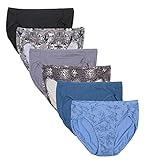 Hanes Womens Premium Invisible Hi Cuts Underwear - Assorted 6 Pack