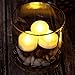 AGPTEK 100 Battery Operated LED Flameless Flickering Flashing Light Candle - Warm White