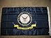 RFCO United States Navy Logo Double Sided Nylon Embroidered 3x5 Foot Flag Banner US