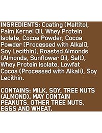 Optimum Nutrition New Protein Almonds Snacks, 12 unidades, 1