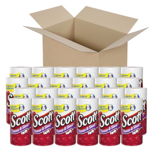 Scott Choose-A-Size Mega Roll Paper Towels (Pack of 24) image