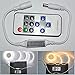 LE® Mini Remote Controller for Single Color LED Strip Lights, RF Dimmer for 12 V DC LED Light Strips, 12A, Wireless Remote Control for All Dimmable 3528 5050 LED Strip