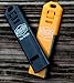 Survival Whistle Fire Starter (2 pack) Fire Whistle For Hiking Rescue Emergency Fire Starter Kits Hunting Safety Boating EDC - Pealess Whistle With Ferro Rod