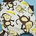Fitwarm Monkey Dog Pajamas, Cute Dog Clothes for Small Dogs Boy Girl, Pet Onesie Clothing, 100% Breathable Cotton, Brown, Medium