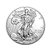 2025-1 oz American Silver Eagle Coin Brilliant Uncirculated with Certificate of Authenticity $1 Seller BU