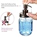 Mason Jar Bathroom Accessories Lids Set(4pcs) - Jar Not Included - Soap Dispenser,Toothbrush Holder,and Apothecary Storage Jars Lids for Regular Mouth Mason Jars - Rustproof Stainless Steel，Bronze