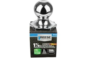 Reese Towpower 7071200 Carbon Forged 1-7/8" Chrome Interlock Hitch Ball