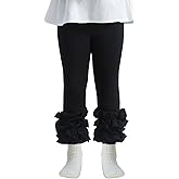 DIPUG Toddler and Baby Girls Leggings Ruffle Pants Little Kids Legging 6M-6T