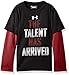 Under Armour Little Boys UA Graphic Tee Long Sleeve Tee Shirt, Black, 5