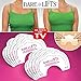 Boobie Lifts Instant Boob Lift Pasties for A B & C Cups ONLY! - Breast Lift Push It Up Bust Shaper Bra - Strapless Nippleless Tape Adhesive - 30 Count