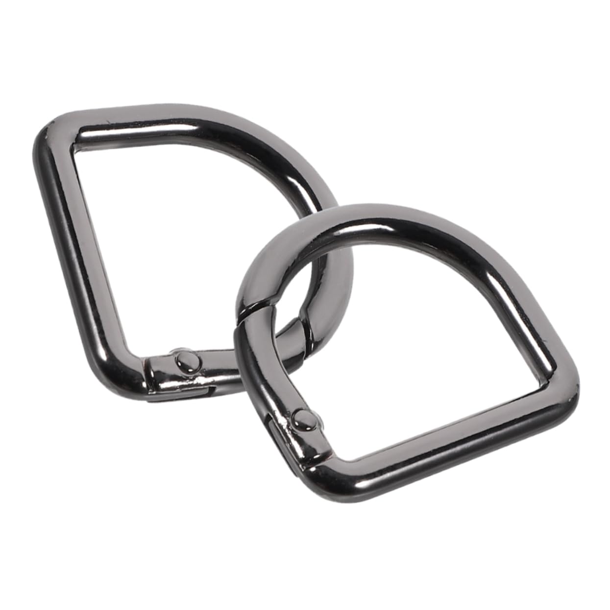 SEWACC 2pcs Bag Shoulder Strap Buckle Spring Buckle Supply Key Carabiner Spring Clasp Connector Rings for Jewelry Small Carabiner Snap Clip for Purse Keyring