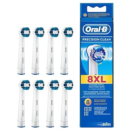 Oral-B cabezas del cepillo Precision Clean 8 por paquete 8 por paquete