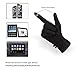 Womens Winter Warm TouchScreen Gloves Texting Driving Lined Thick Black Gloves
