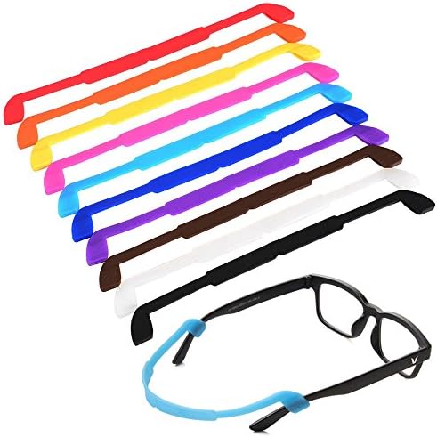 10PCs Glasses Safety Strap for Kids Sports Anti-slip Silicone Eyeglass Strap Eyewear Retainers