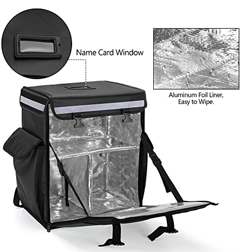 Trunab Insulated Food Delivery Backpack With 2 Side Support Boards