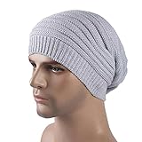 XOWRTE Men's Winter Warm Cashmere Crochet Ski Knit