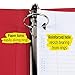 Five Star Loose Leaf Paper + Study App, 4 Pack, 3 Hole Punched, Reinforced Filler Paper, College Ruled Paper, 11