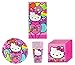Hello Kitty New Sanrio Rainbow Birthday Party Supplies Pack Bundle Kit Including Plates, Cups, Napkins and Tablecover - 8 Guests