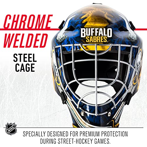 Franklin Sports Buffalo Sabres NHL Hockey Goalie Face Mask Goalie