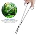 UEETEK Aquarium Tools Kit 5 in 1 Stainless Steel Fish Tank Aquatic Plant Tweezers Scissor Spatula Sets