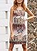 Happy Sailed Women Summer Dress Coverup Dress Floral Print Bohemian Beach Dresses,Medium Multicoloured