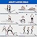 Yes4All Speed Agility Ladder with Carry Bag – Multi Choice: 8, 12, 20 Rung