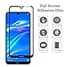 KTTWO Huawei Y7 Pro 2019 Screen Protector, (2PACK) Full Cover Anti-Scratch Bubble-Free Tempered Glass Screen Protector with Full Glue for Huawei Y7 Pro 2019 (Black)