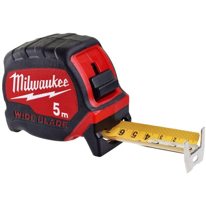 Milwaukee 5m Tape Measure Wide Blade 33mm 4932471815