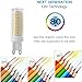 Ulight G9 led Light Bulbs 75W 100W Replacement, Halogen Bulbs Equivalent 850lm, Dimmable g9 led Bulbs AC110V 120V 130 Voltage Input, Daylight White Pack of 4 (Daylight White 6000K)