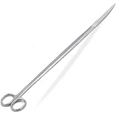 AAProTools Fish Aquarium Cleaner Kelly Scissors Curved 18" Extra Long Handle Sharp/Sharp Stainless Steel Instruments
