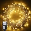 Tomshine Lichtsnoer met 200 leds, 23 m, lang lichtsnoer voor binnen en buiten, werkt op stroom met EU-stekker, IP44…